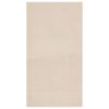 Shaggy Rug Beige 4'x6' Polyester