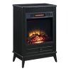 ACME Hamish Fireplace in Black Finish AC00851