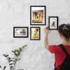 10Pcs Picture Frames Set Wall Desktop Display Photo Frame 4Pcs 5x7in Collage Frames 4Pcs 6x8in Frames 2Pcs 8x10in Gallery Frames Black