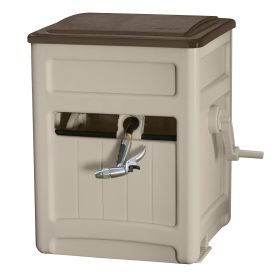 225 ft. Hideaway Hose Reel with Storage Bin, Light Taupe