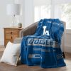 DODGERS OFFICIAL MLB "Digitize" Raschel Throw Blanket; 60" x 80"