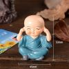 Creative 4 Little Monk Resin Ornaments; Desktop Decoration Crafts