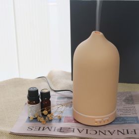 Air Humidifier Dropshipping Ceramic Aroma Diffuser 5 Colors 100ml Ultrasonic Essential Oil Diffuser (Option: AU-Terracotta)