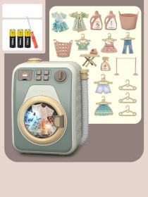 Mini Cleaning Toy Set Simulation Small Household Appliances Series Small Washing Machine Cleaner Play House Doll Set (Option: 4style)