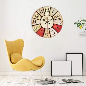 European Creative Wall Clock Wooden Living Room Quartz (Option: Classic Classic Car)