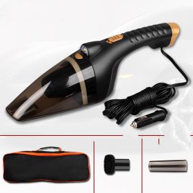 Car Vacuum Cleaner 12V Car Vacuum Cleaner Car Household Car Multifunctional Wet And Dry Bag Without Long Tube (Color: Black)