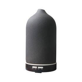 5 Colors Humificador  Ceramic Aroma Diffuser Ultrasonic Diffusers Ceramic Humidifier (Option: AU-Black)