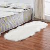 1pc, Wool Carpet Long Fur Carpet Indoor Bedroom Floor Mat 23.62*70.87inch Ripped Shape Acrylic 80% Polyester 20% Suede Fleece Bottom Long Fur Carpet